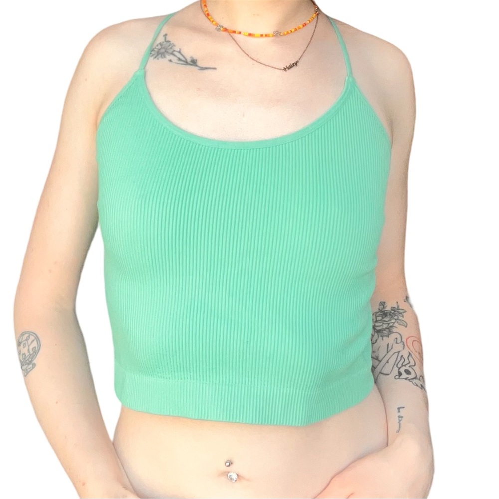 Colsie Ribbed Tank Top XL - Picture 2 of 6